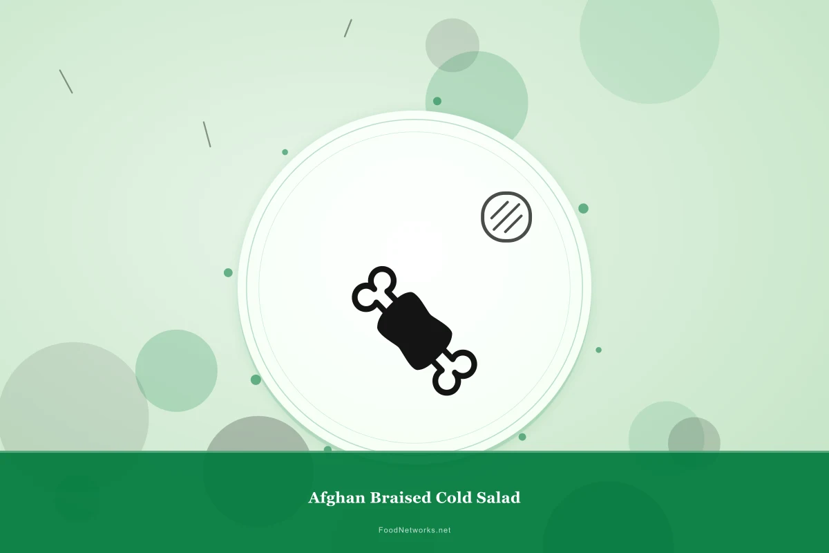 Why This Afghan Braised Cold Salad Recipe Works
