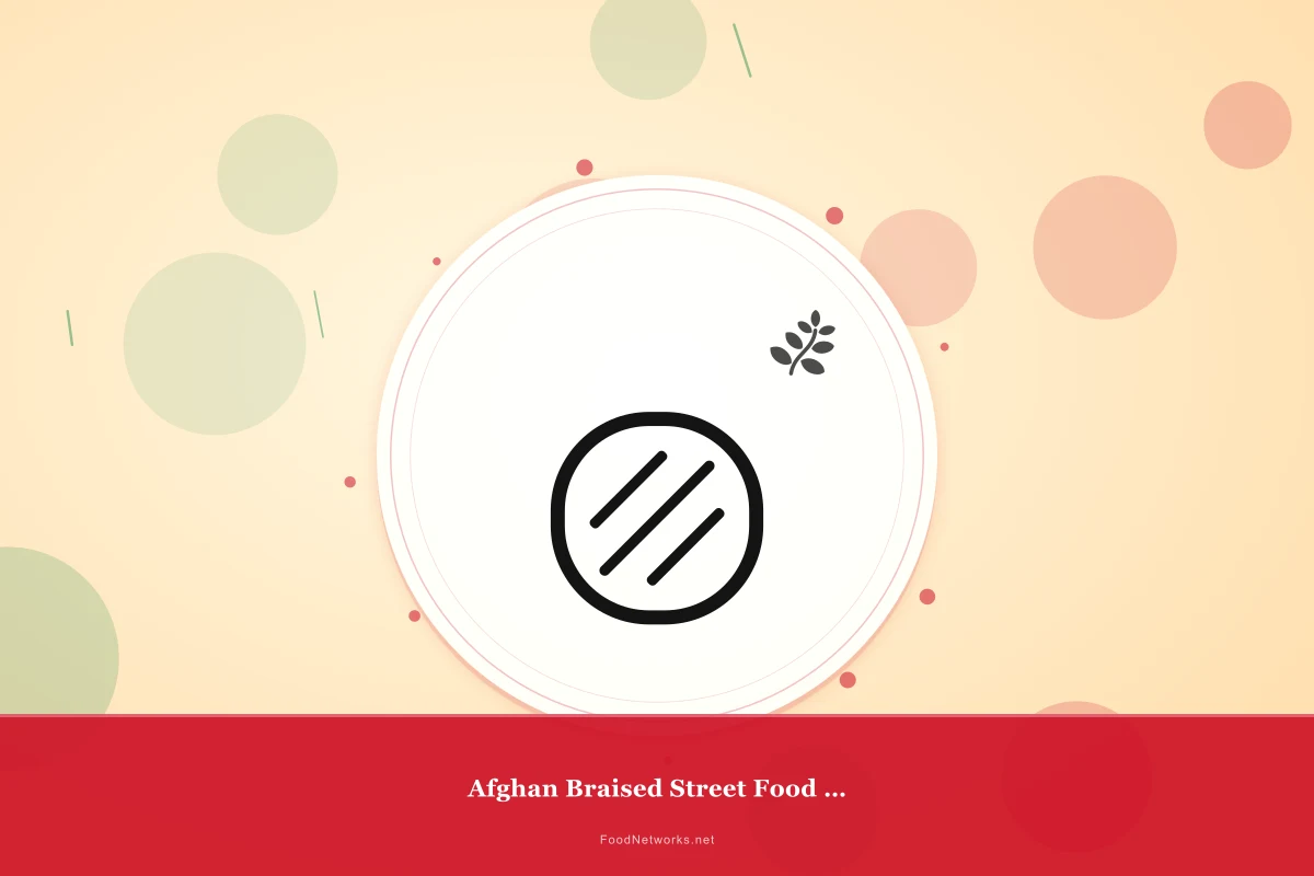 Why This Afghan Braised Street Food Bowl Recipe Works