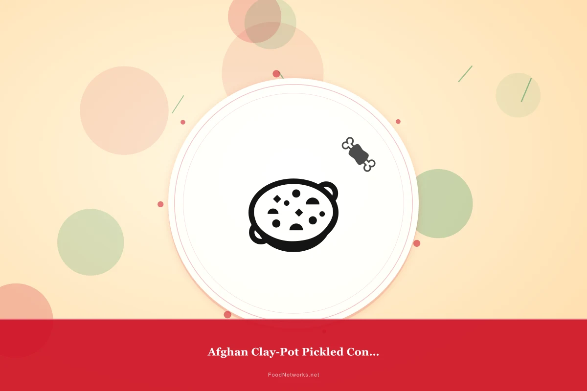Why This Afghan Clay-Pot Pickled Condiment Recipe Works