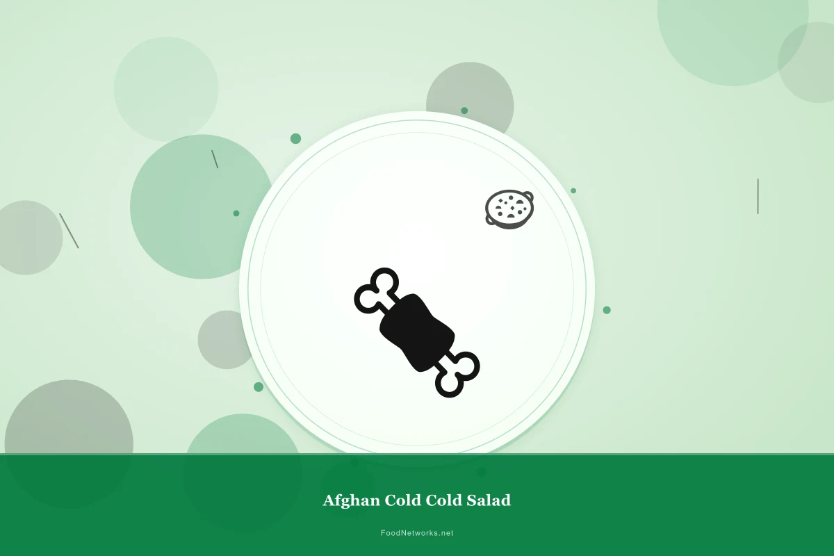 Why This Afghan Cold Cold Salad Recipe Works
