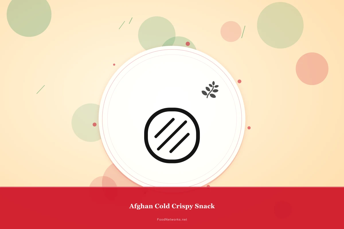 Why This Afghan Cold Crispy Snack Recipe Works
