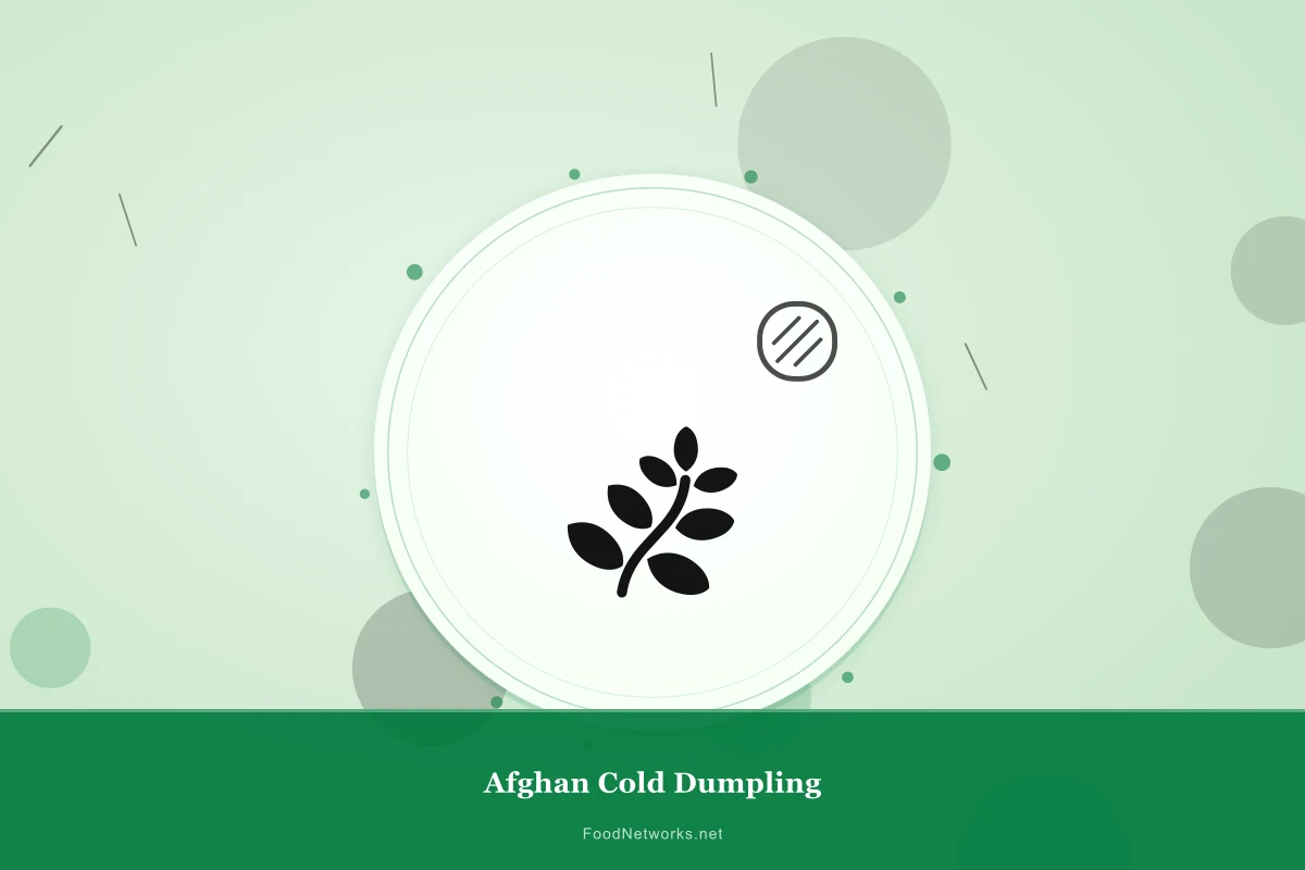 Why This Afghan Cold Dumpling Recipe Works