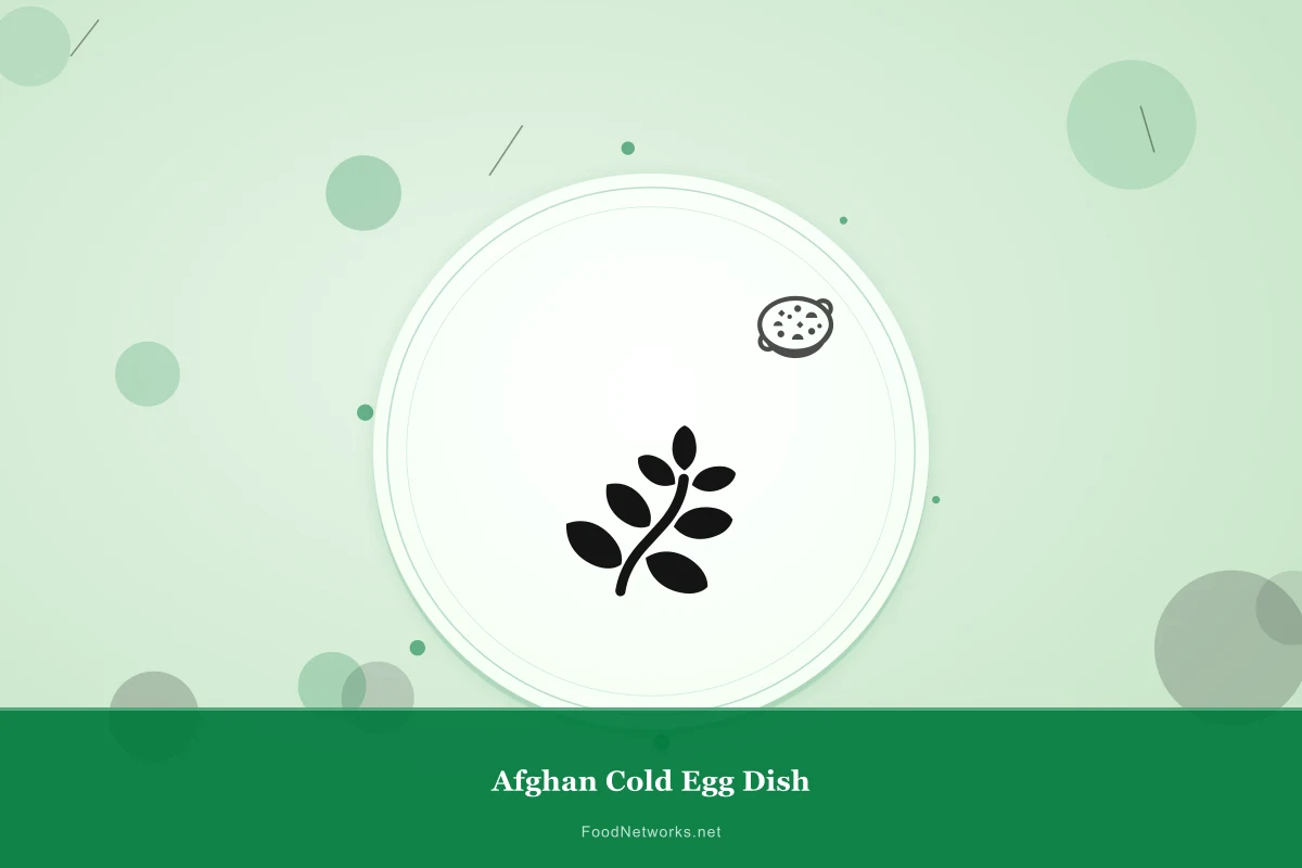 Why This Afghan Cold Egg Dish Recipe Works