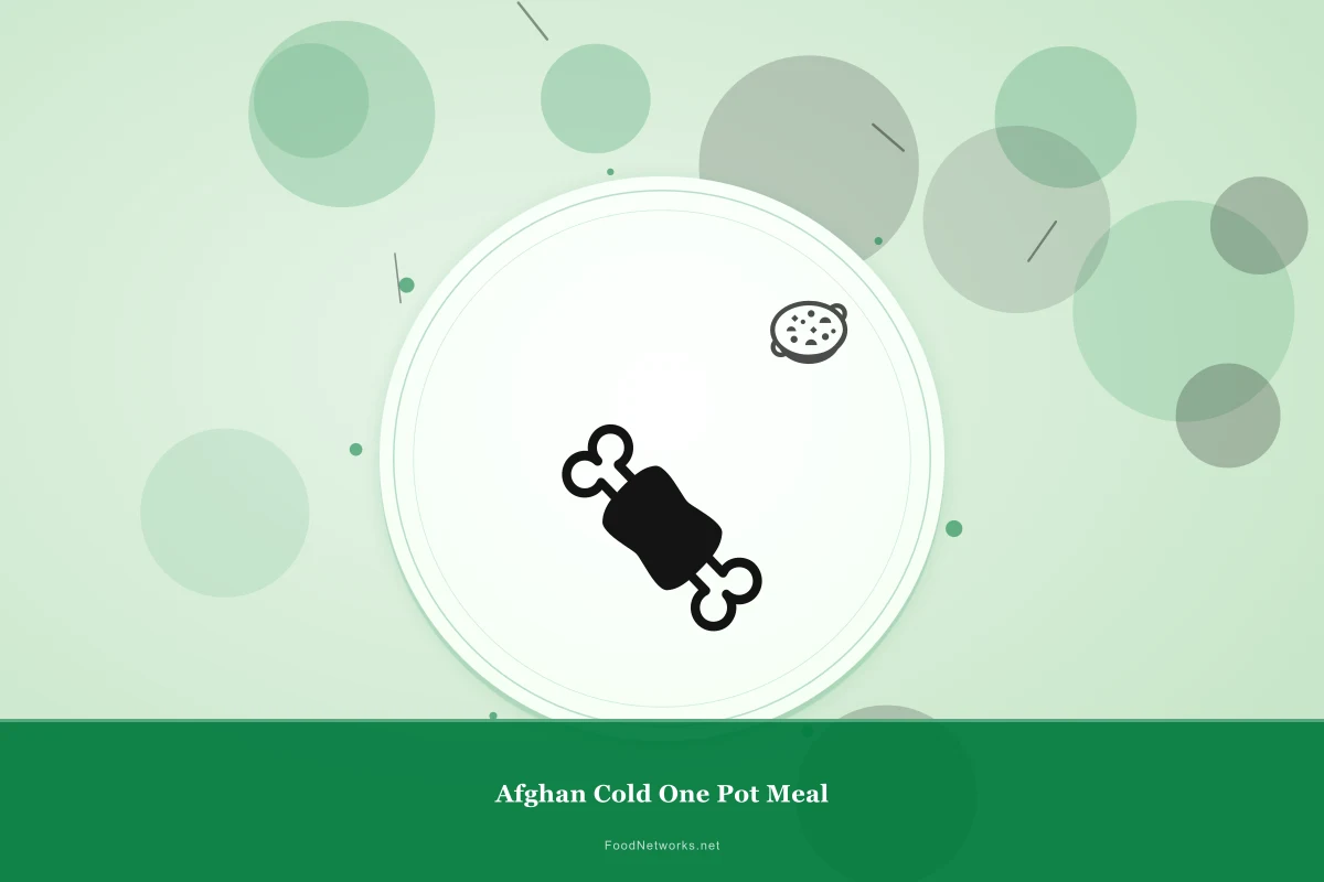 Why This Afghan Cold One Pot Meal Recipe Works