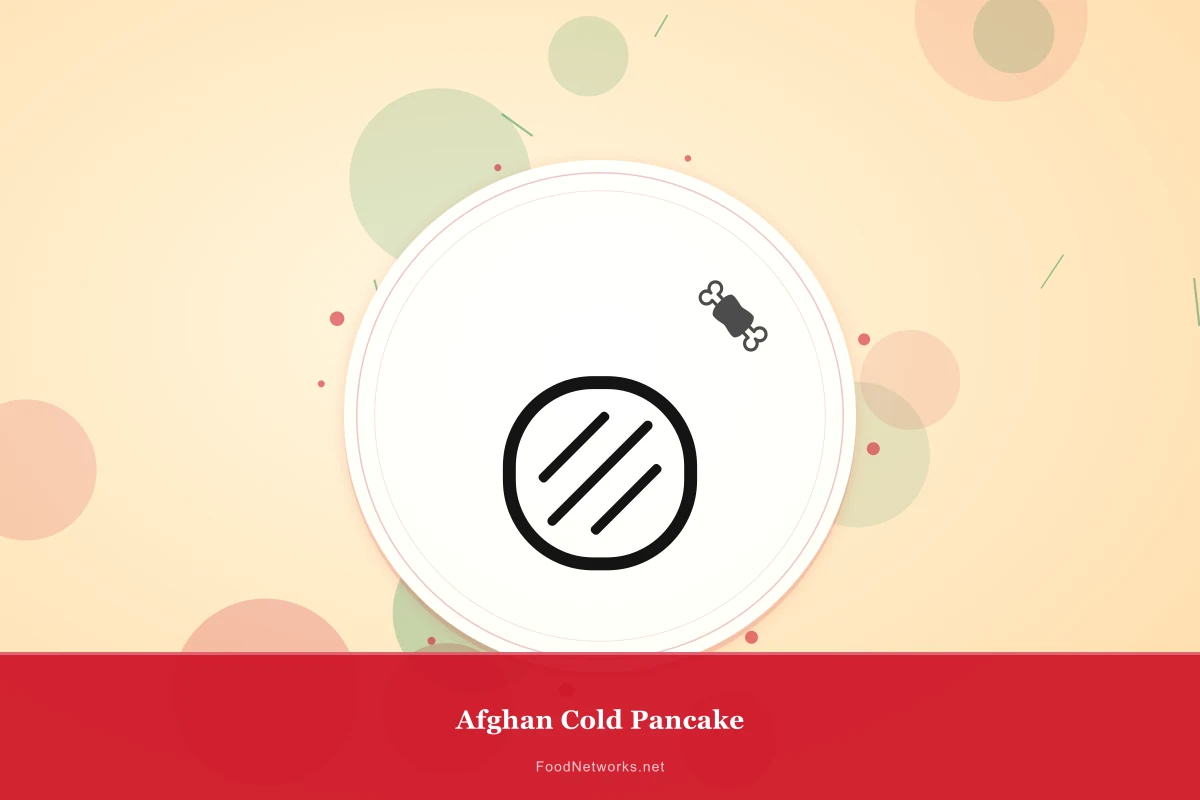 Why This Afghan Cold Pancake Recipe Works
