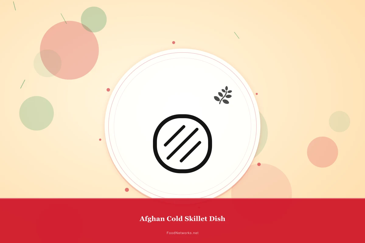 Why This Afghan Cold Skillet Dish Recipe Works