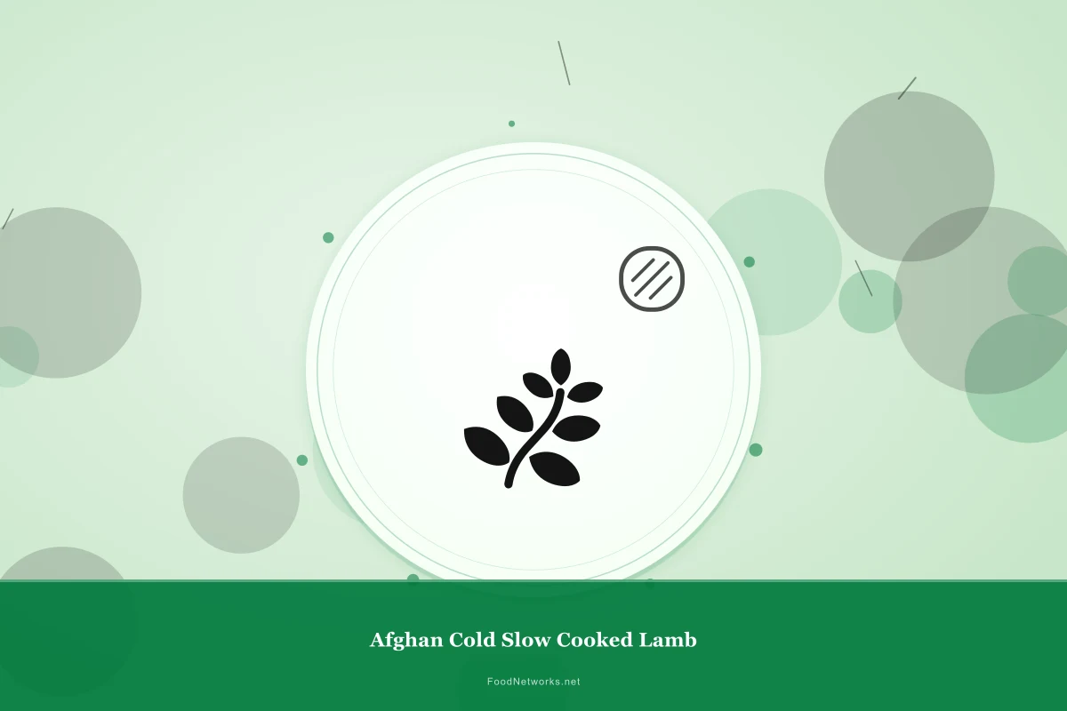 Why This Afghan Cold Slow Cooked Lamb Recipe Works