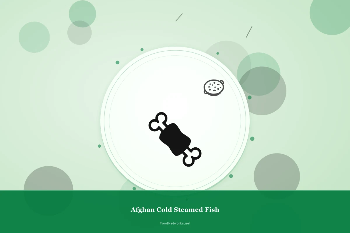 Why This Afghan Cold Steamed Fish Recipe Works