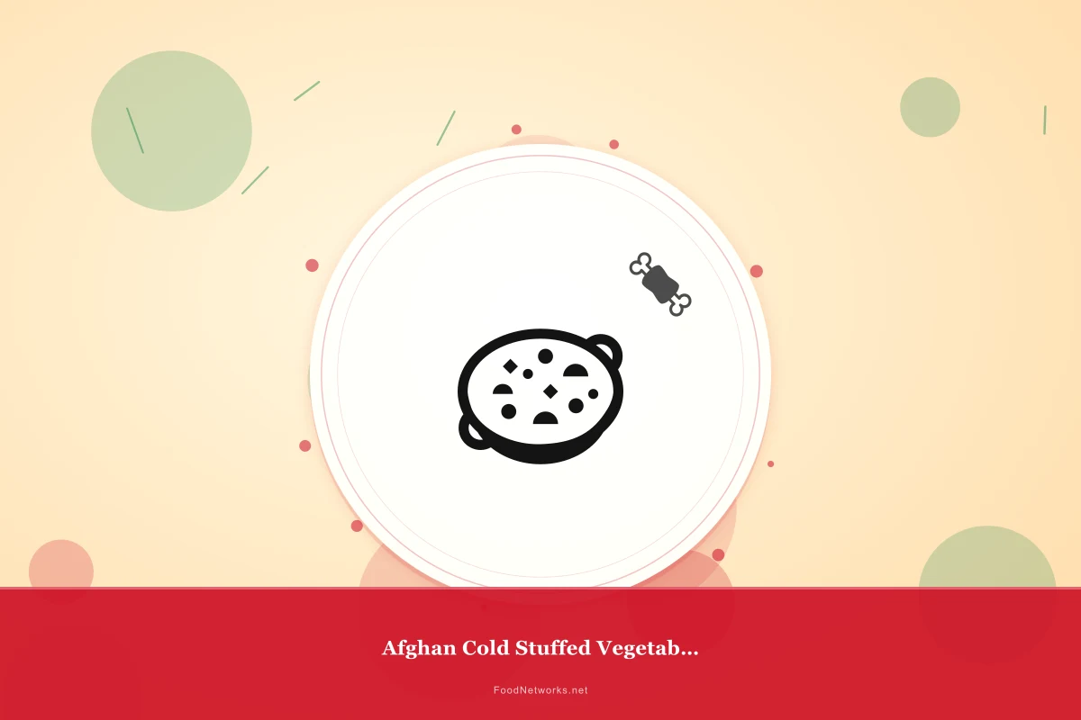 Why This Afghan Cold Stuffed Vegetable Recipe Works