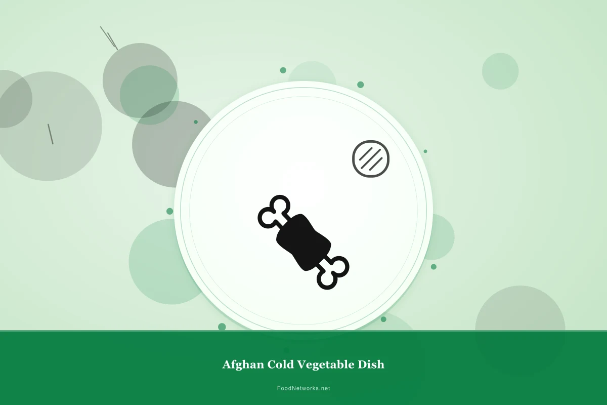 Why This Afghan Cold Vegetable Dish Recipe Works