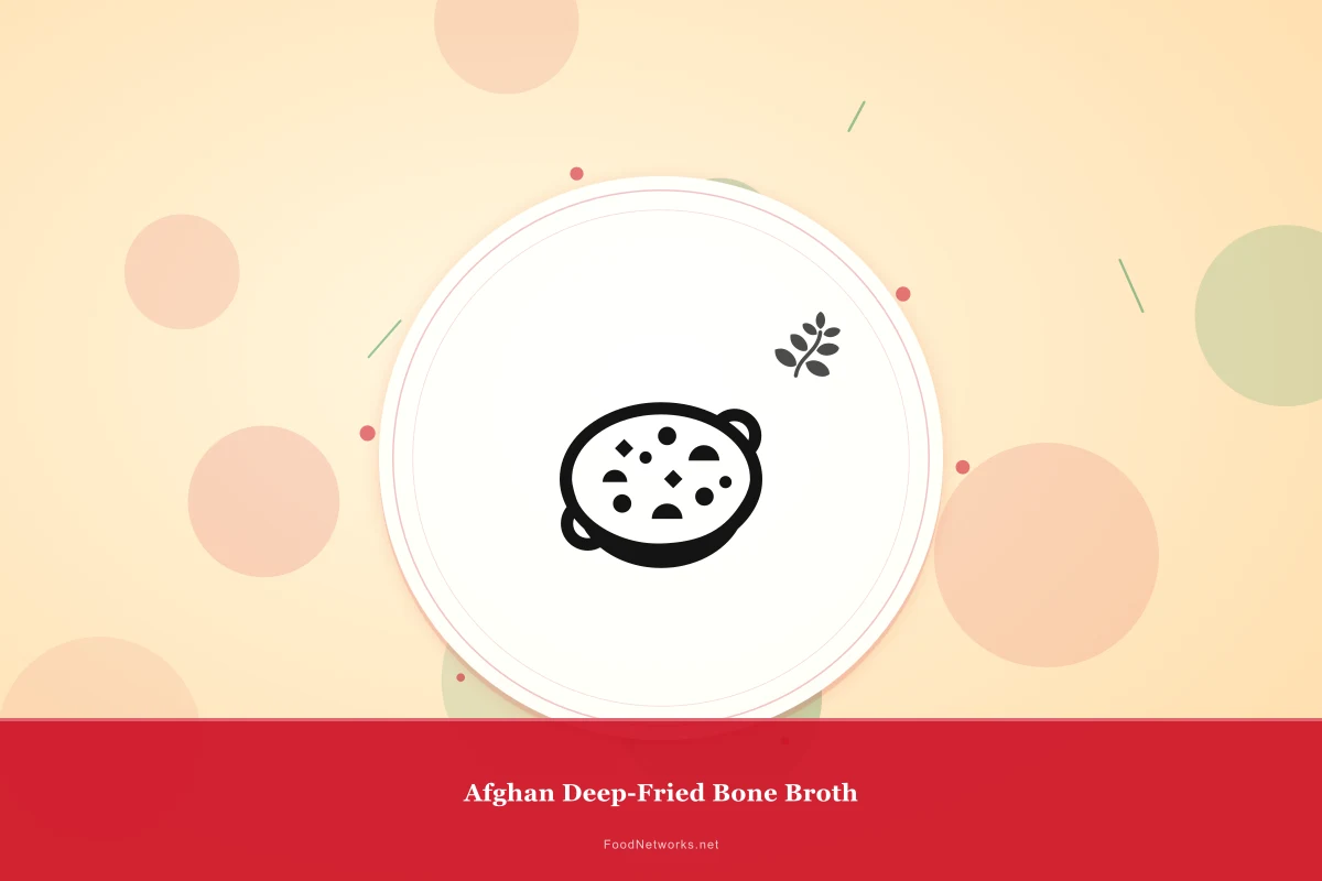 Why This Afghan Deep-Fried Bone Broth Recipe Works