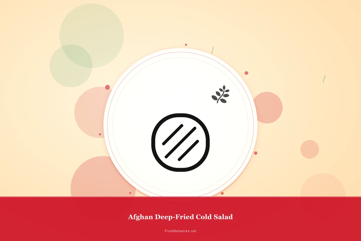 Why This Afghan Deep-Fried Cold Salad Recipe Works