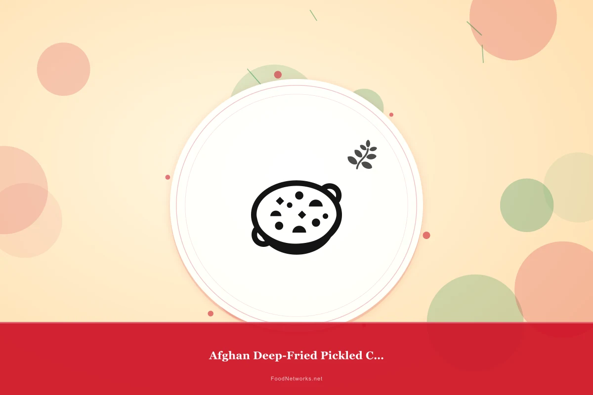 Why This Afghan Deep-Fried Pickled Condiment Recipe Works