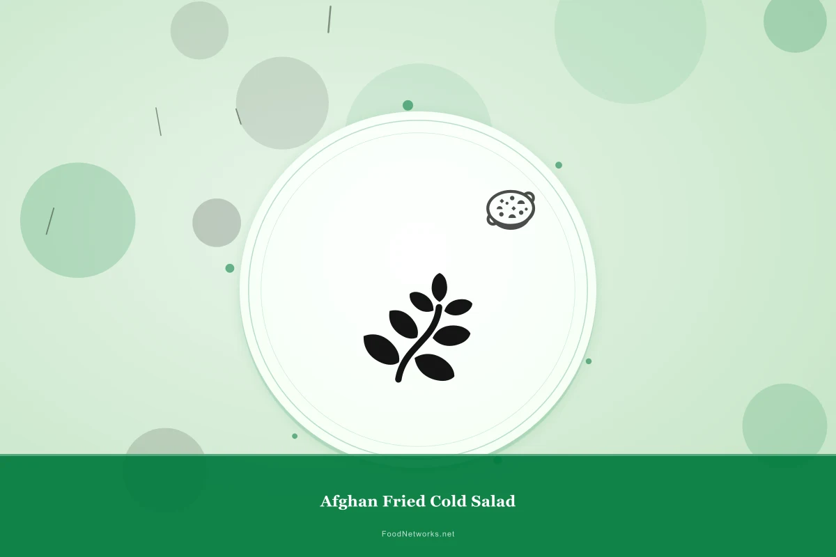 Why This Afghan Fried Cold Salad Recipe Works