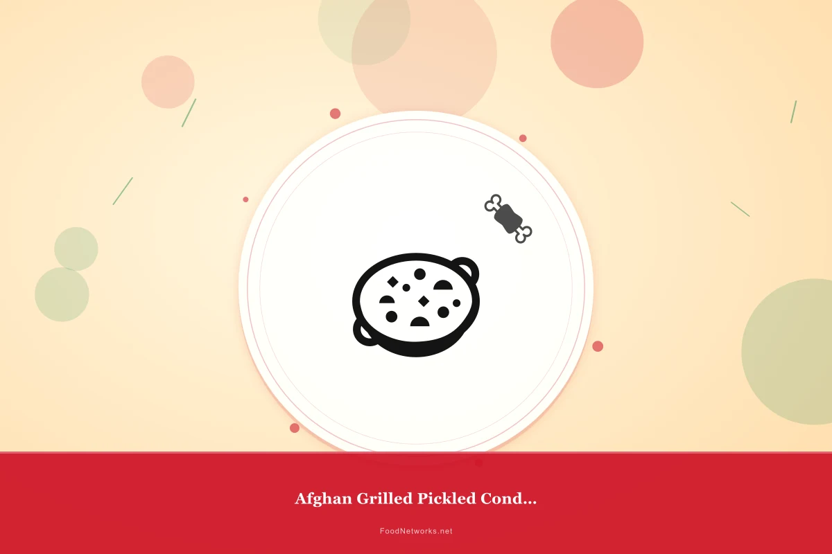 Why This Afghan Grilled Pickled Condiment Recipe Works