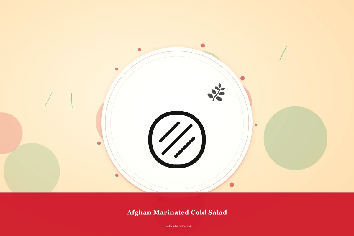 Why This Afghan Marinated Cold Salad Recipe Works