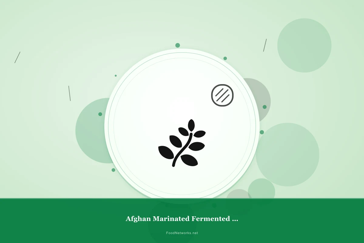 Why This Afghan Marinated Fermented Dish Recipe Works
