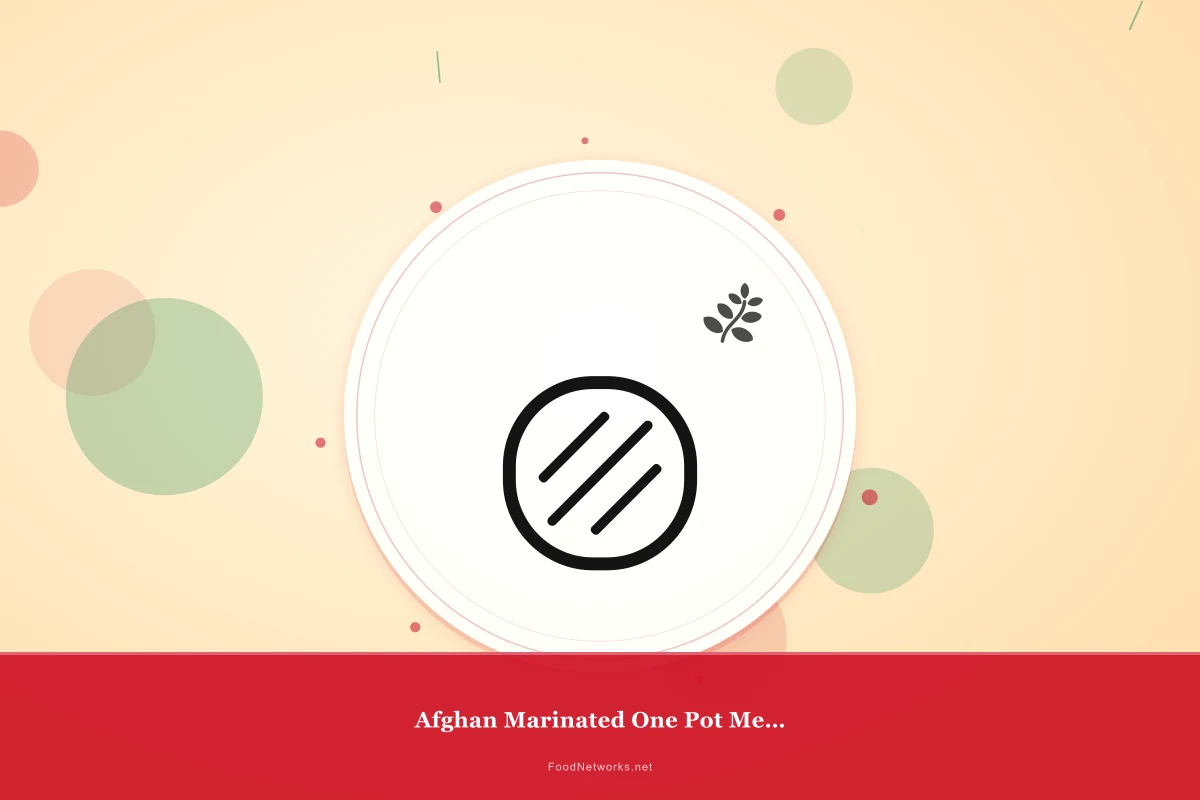 Why This Afghan Marinated One Pot Meal Recipe Works