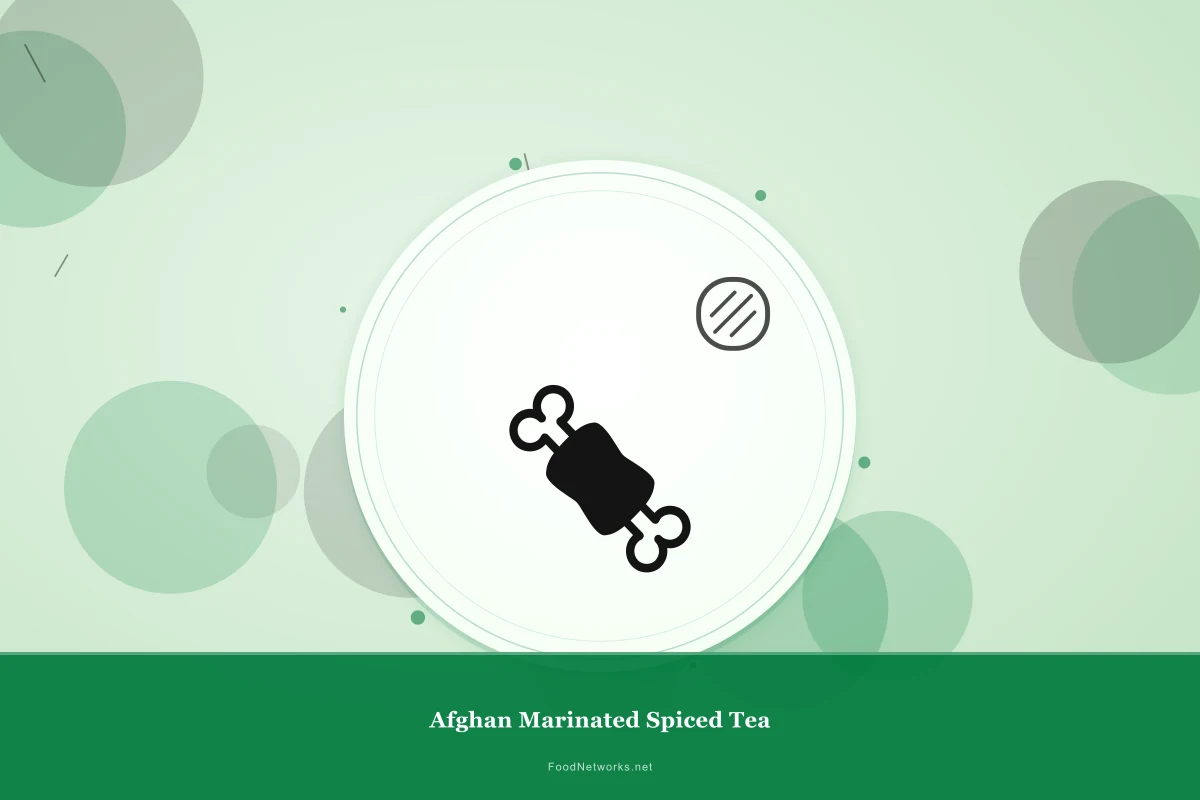 Why This Afghan Marinated Spiced Tea Recipe Works