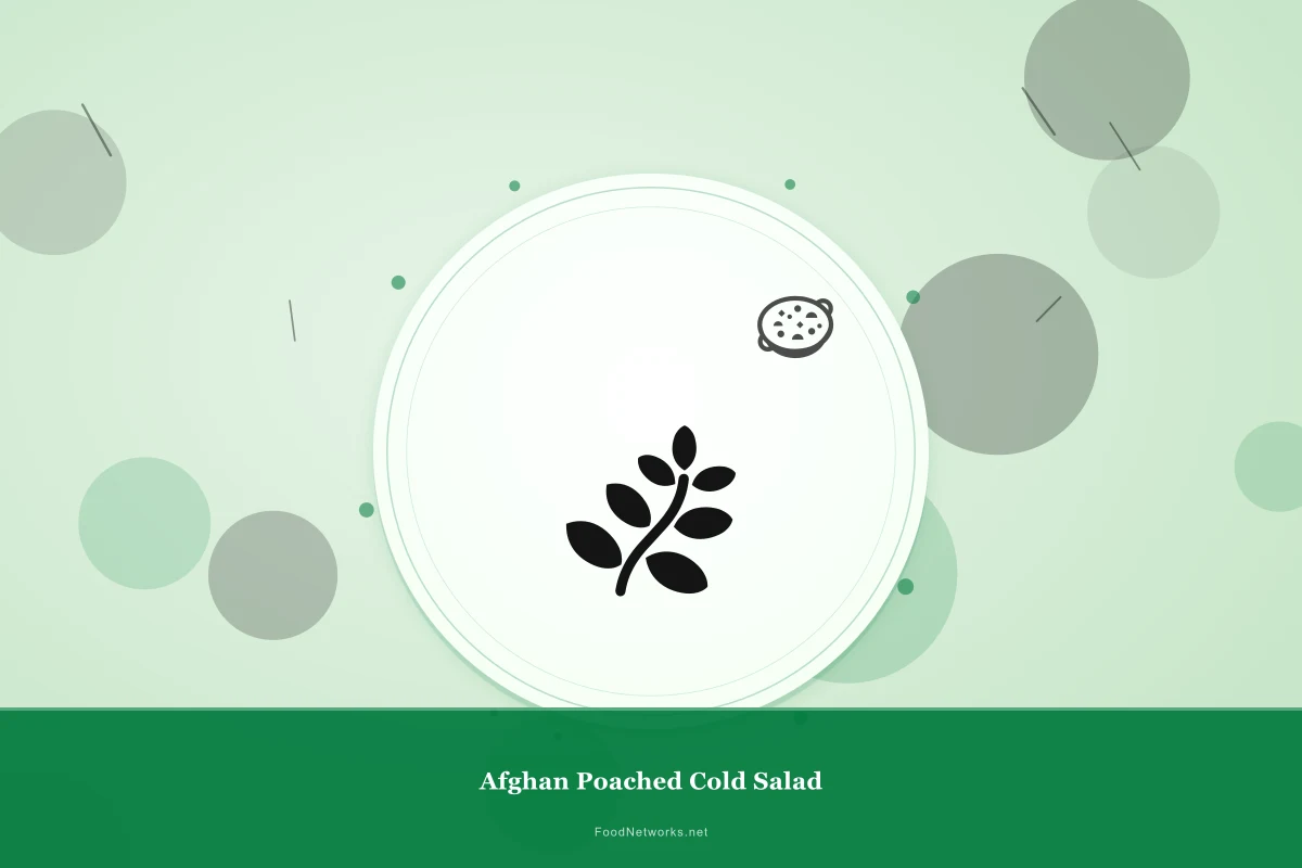 Why This Afghan Poached Cold Salad Recipe Works