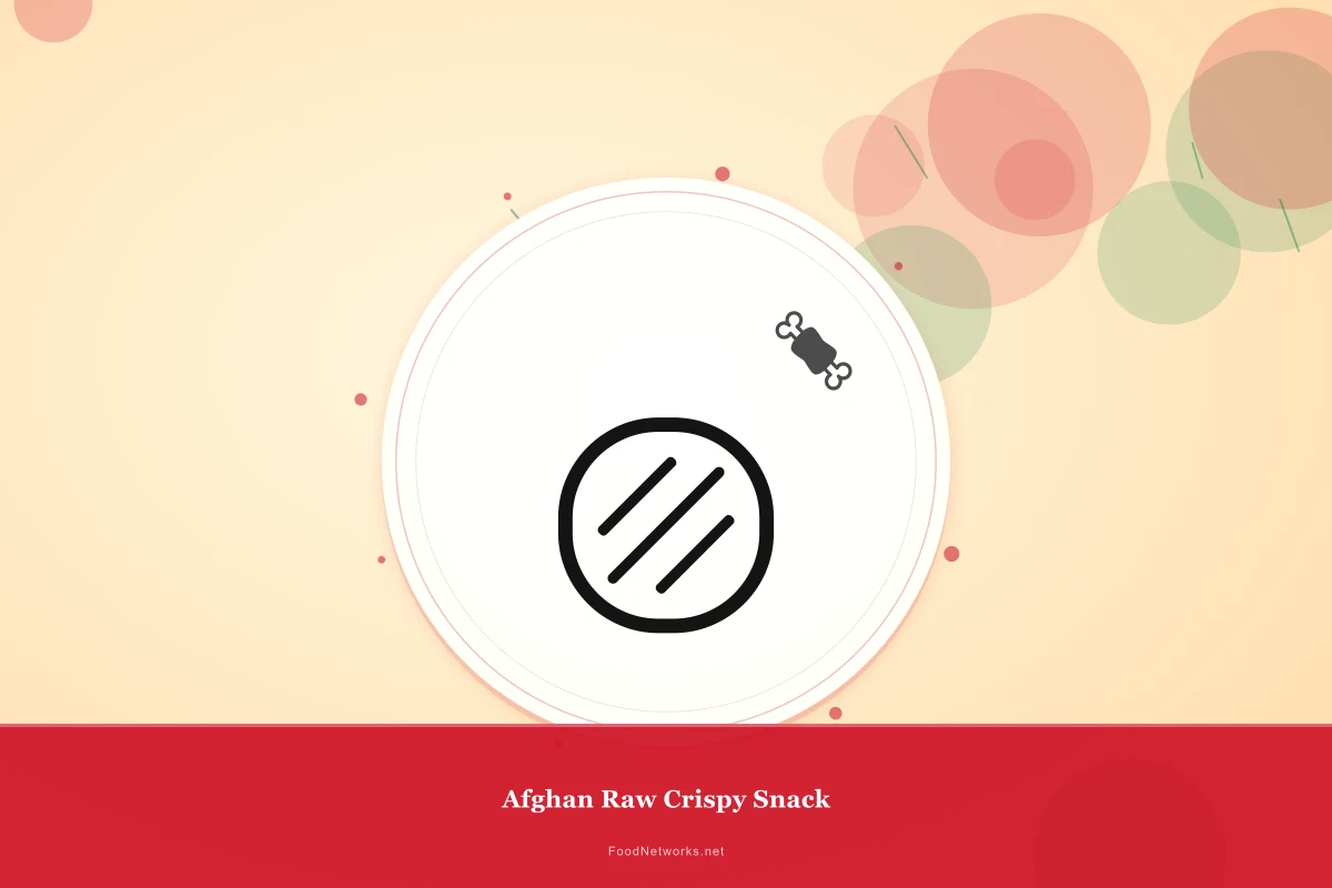 Why This Afghan Raw Crispy Snack Recipe Works