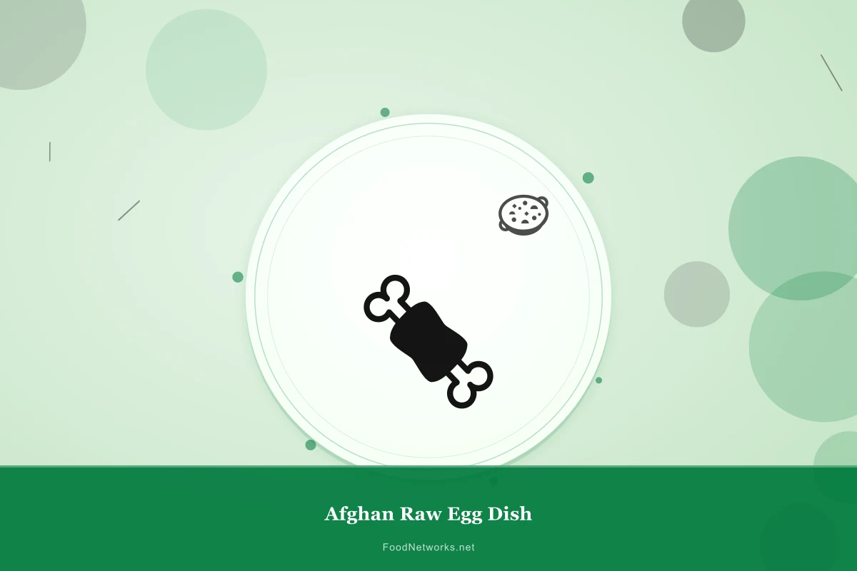 Why This Afghan Raw Egg Dish Recipe Works