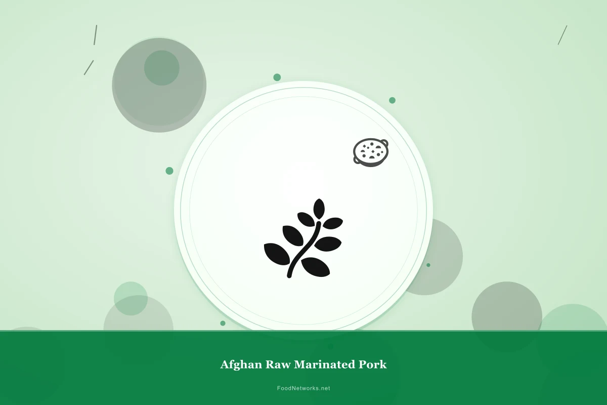 Why This Afghan Raw Marinated Pork Recipe Works