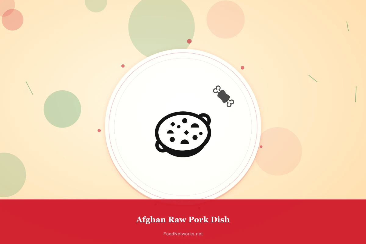 Why This Afghan Raw Pork Dish Recipe Works