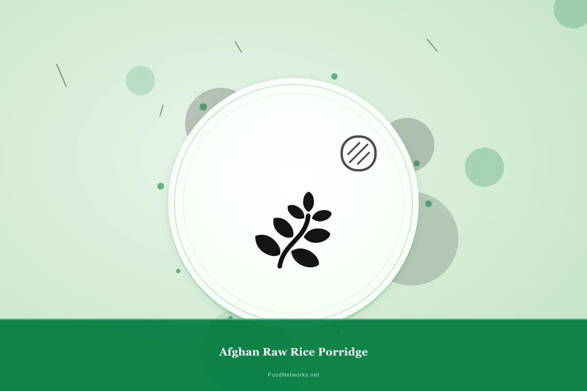 Why This Afghan Raw Rice Porridge Recipe Works