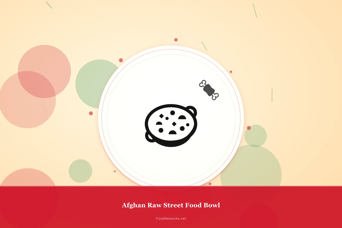 Why This Afghan Raw Street Food Bowl Recipe Works