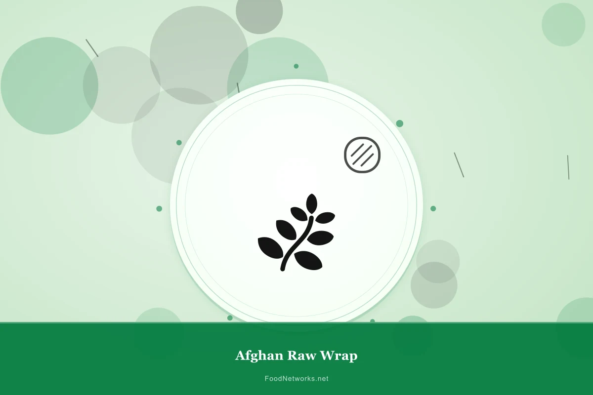 Why This Afghan Raw Wrap Recipe Works