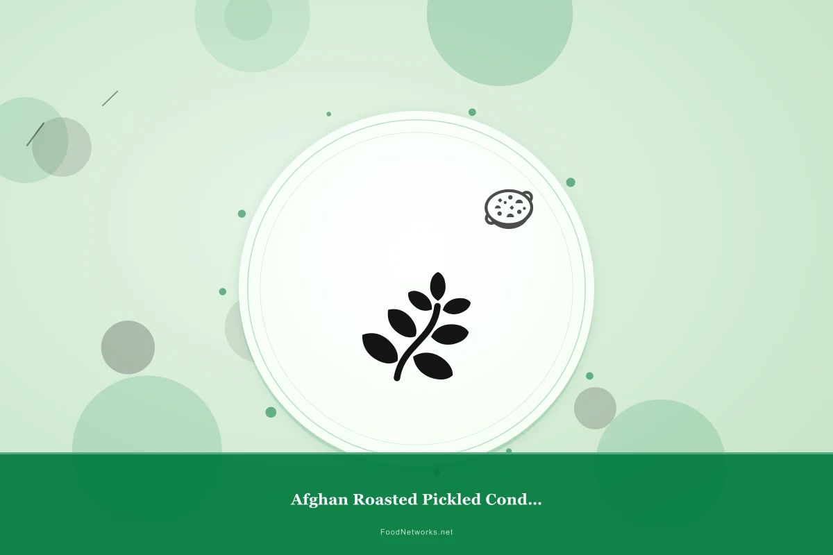 Why This Afghan Roasted Pickled Condiment Recipe Works