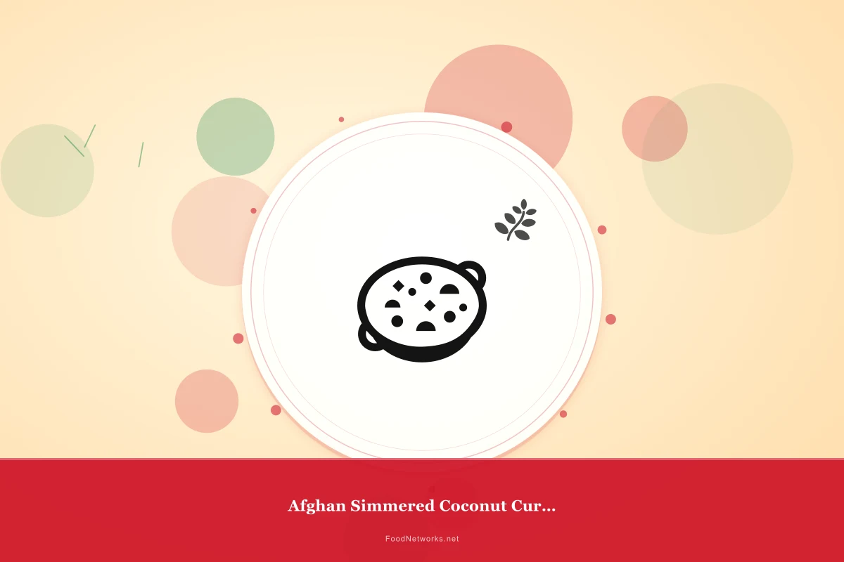Why This Afghan Simmered Coconut Curry Recipe Works