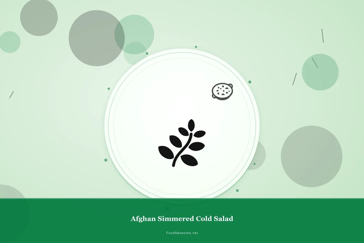 Why This Afghan Simmered Cold Salad Recipe Works