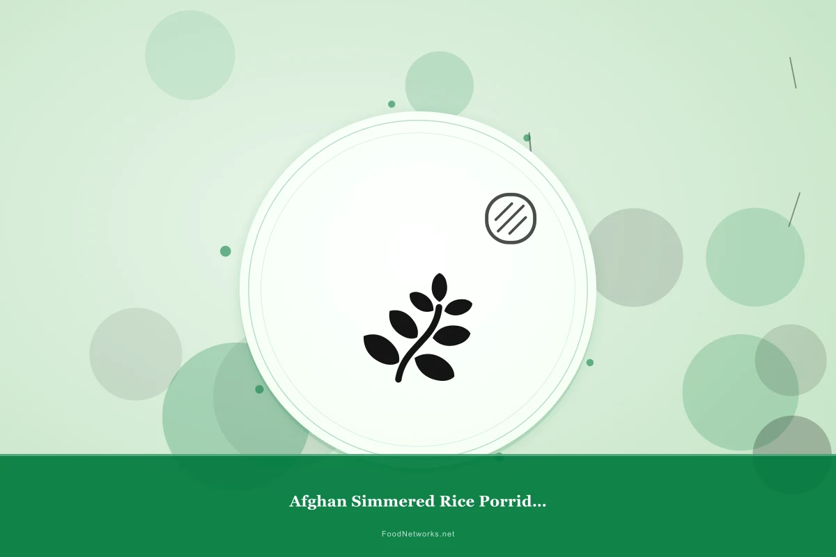 Why This Afghan Simmered Rice Porridge Recipe Works