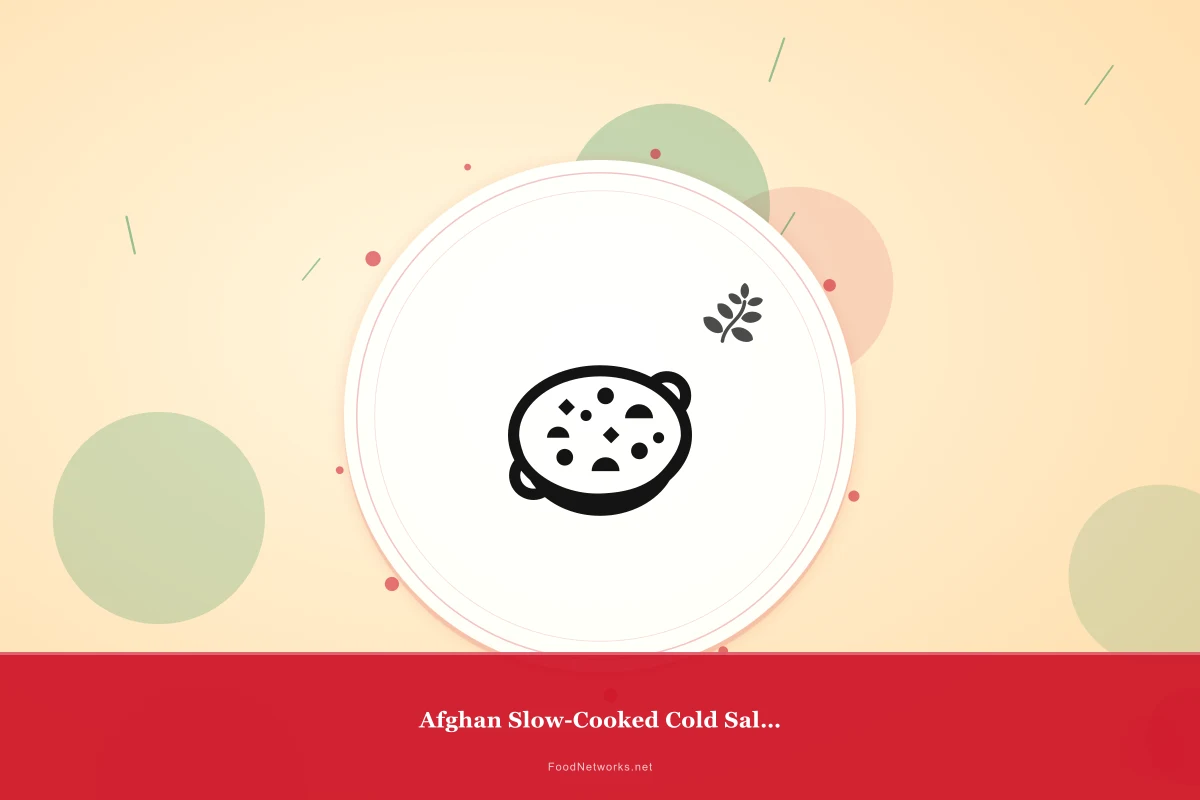 Why This Afghan Slow-Cooked Cold Salad Recipe Works
