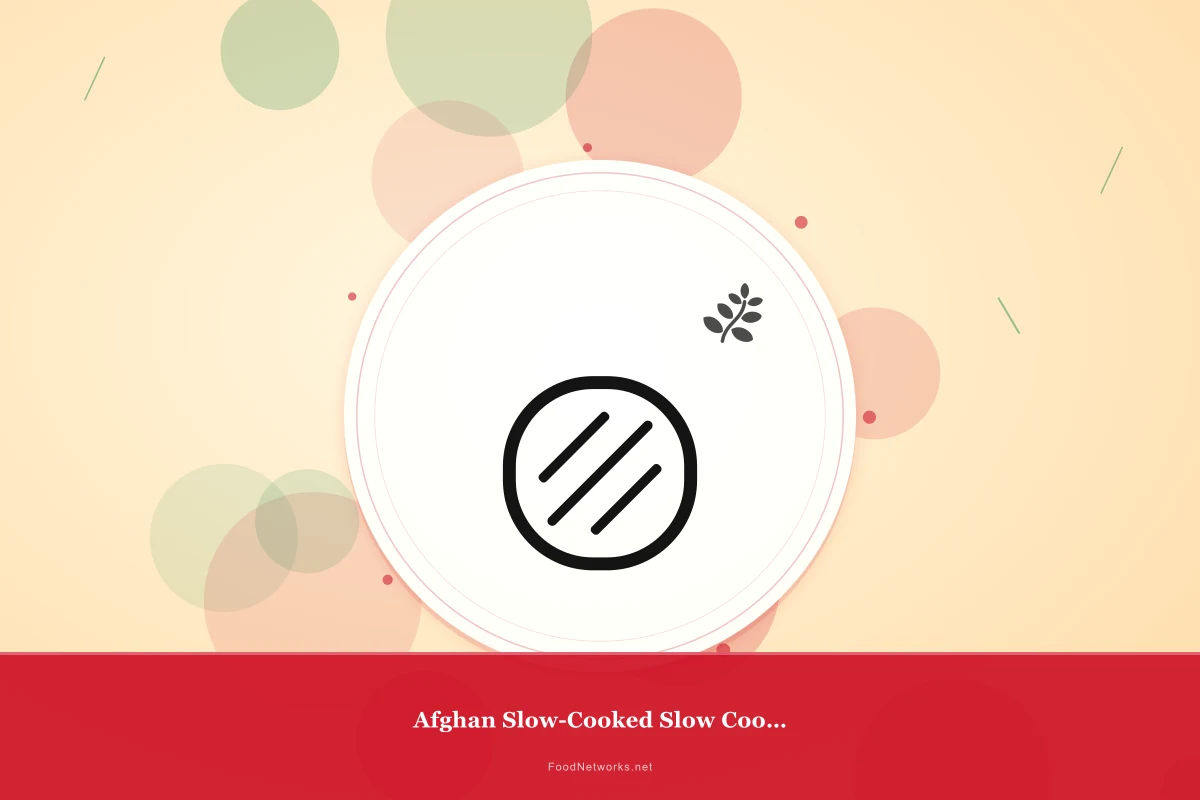 Why This Afghan Slow-Cooked Slow Cooked Lamb Recipe Works