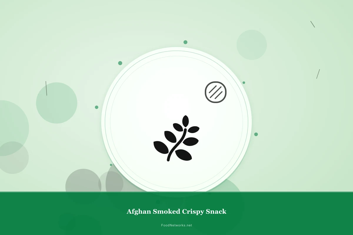 Why This Afghan Smoked Crispy Snack Recipe Works