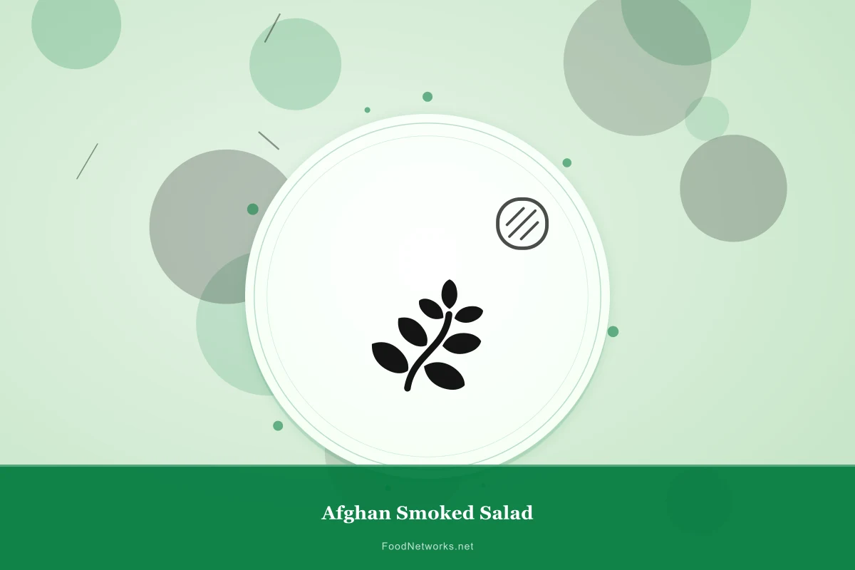 Why This Afghan Smoked Salad Recipe Works