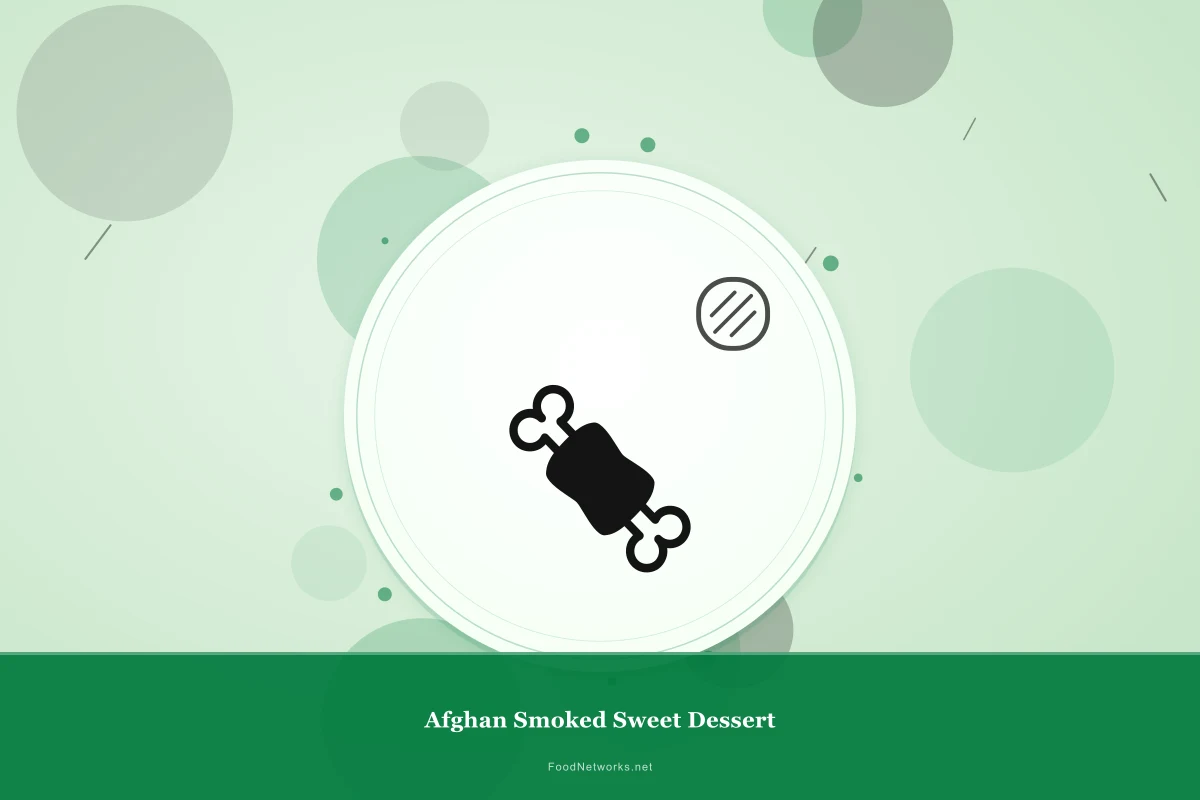 Why This Afghan Smoked Sweet Dessert Recipe Works