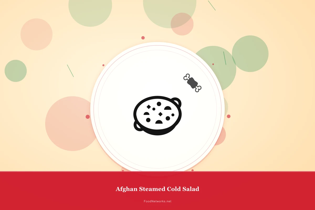Why This Afghan Steamed Cold Salad Recipe Works