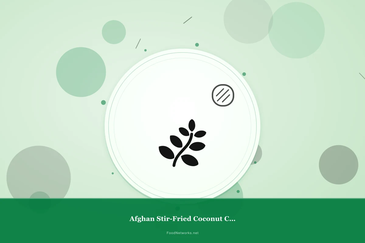 Why This Afghan Stir-Fried Coconut Curry Recipe Works