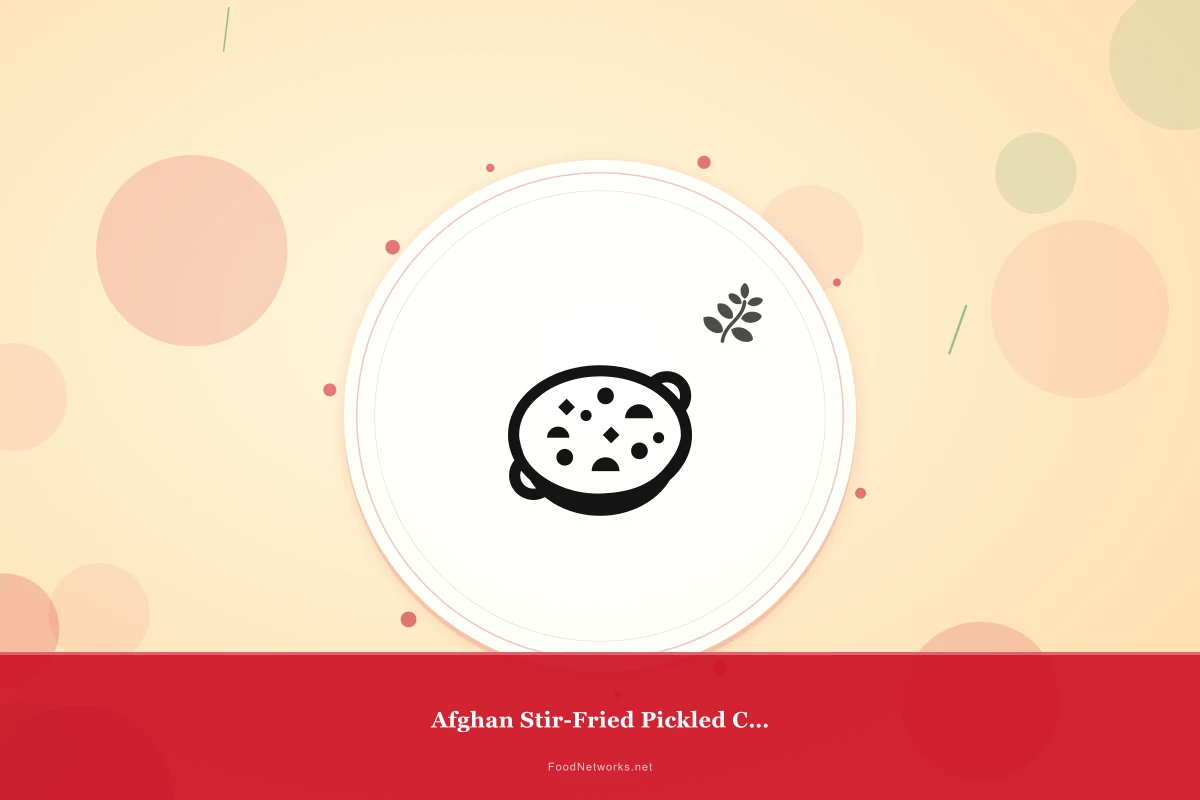 Why This Afghan Stir-Fried Pickled Condiment Recipe Works