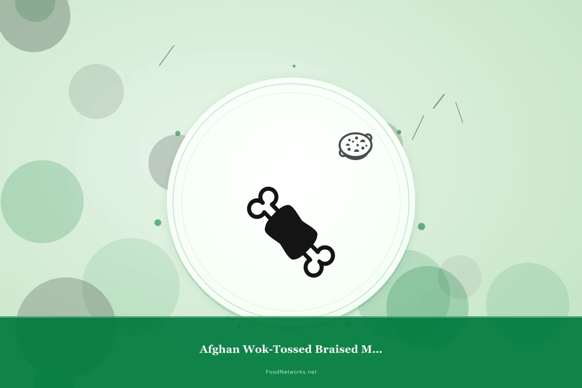 Why This Afghan Wok-Tossed Braised Meat Recipe Works