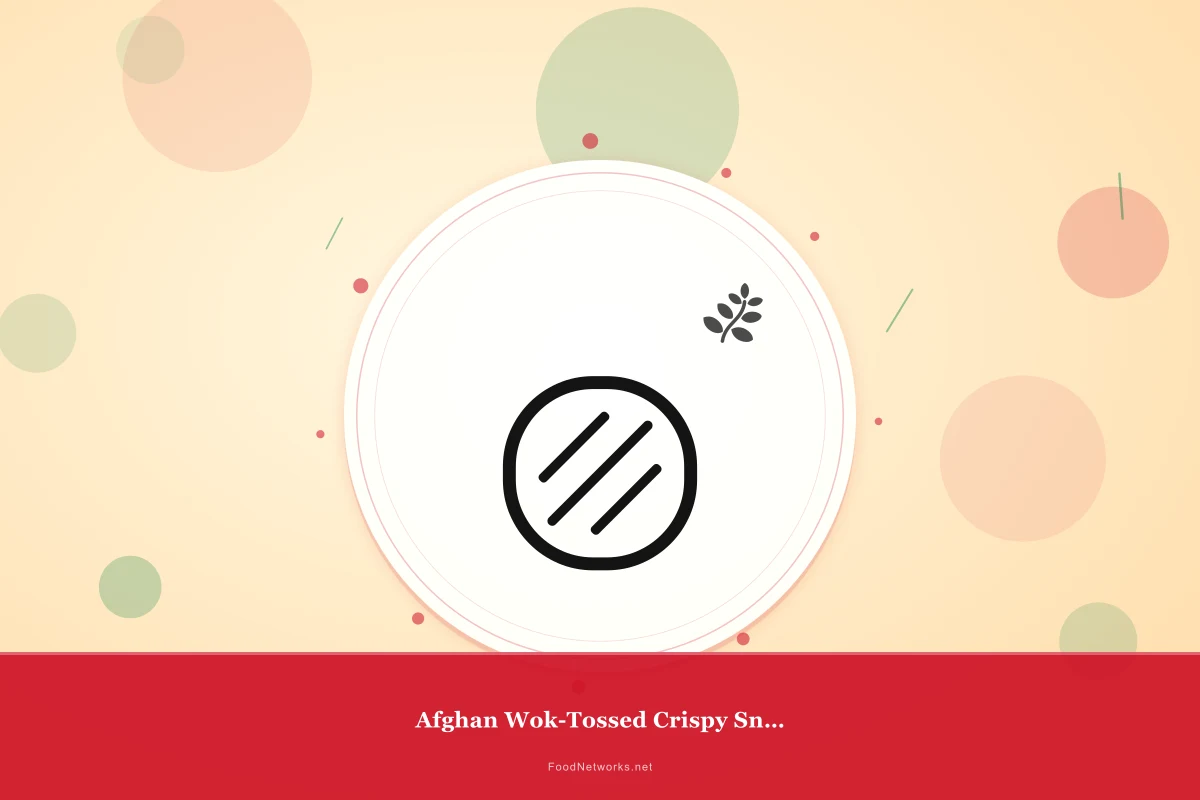 Why This Afghan Wok-Tossed Crispy Snack Recipe Works