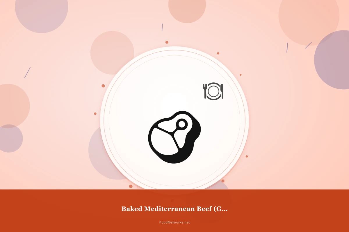 Why This Baked Mediterranean Beef (Gluten-Free) Recipe Works