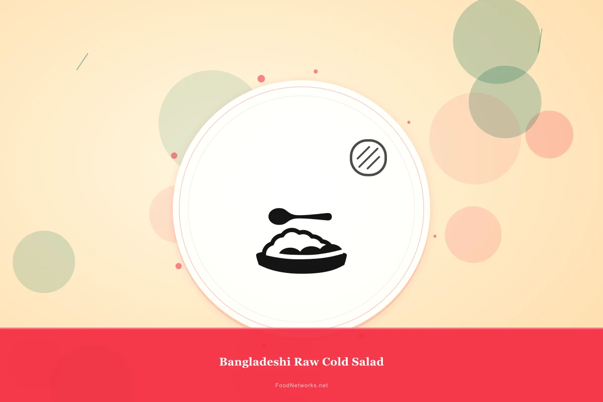 Why This Bangladeshi Raw Cold Salad Recipe Works