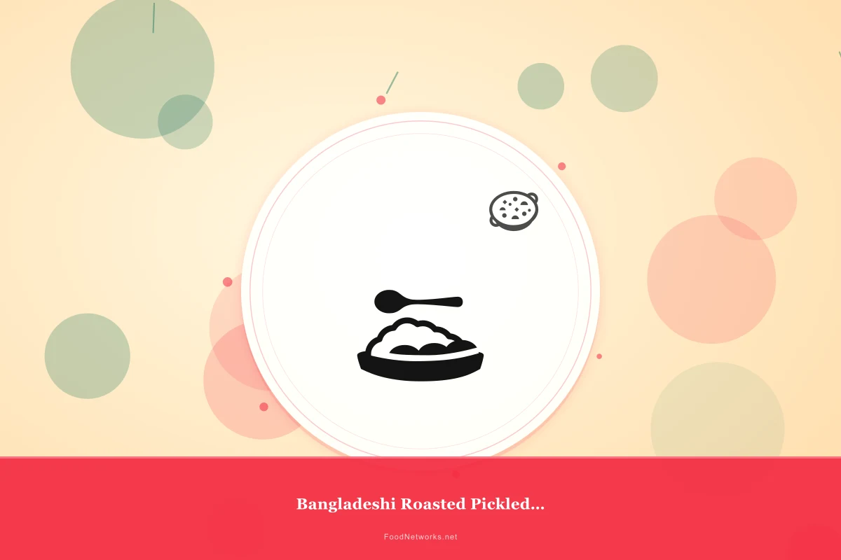 Why This Bangladeshi Roasted Pickled Condiment Recipe Works
