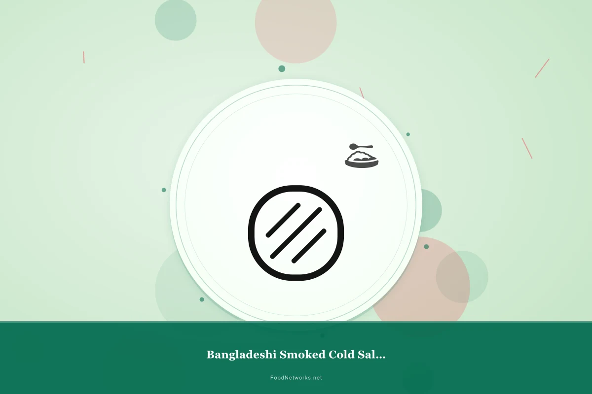 Why This Bangladeshi Smoked Cold Salad Recipe Works