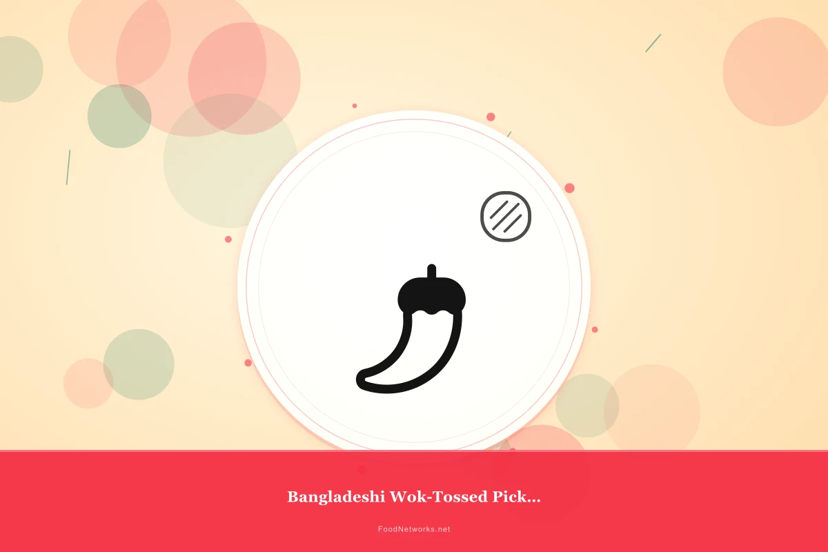 Why This Bangladeshi Wok-Tossed Pickled Condiment Recipe Works